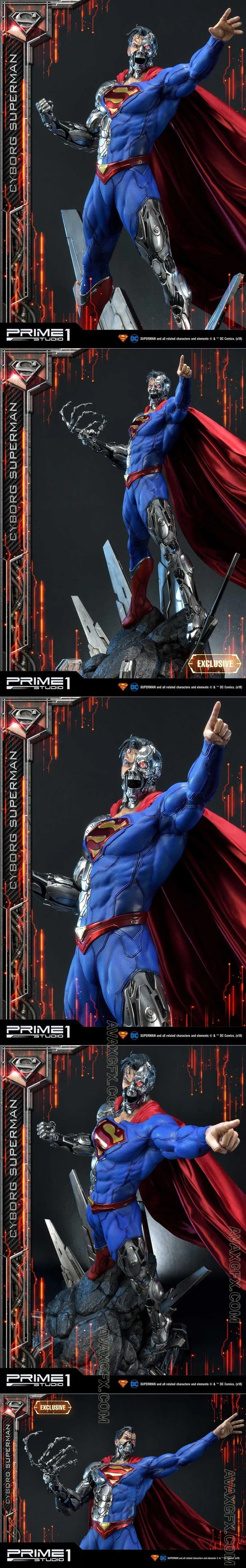 Prime 1 Studio - Cyborg Superman - STL 3D Model
