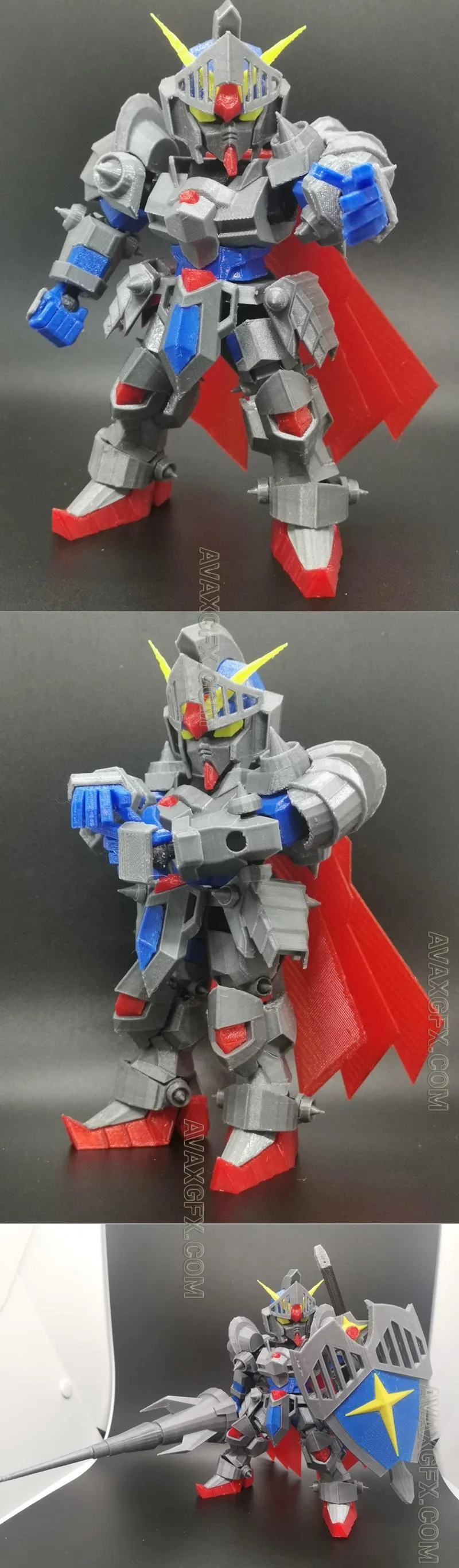 SD Knight Gundam - STL 3D Model