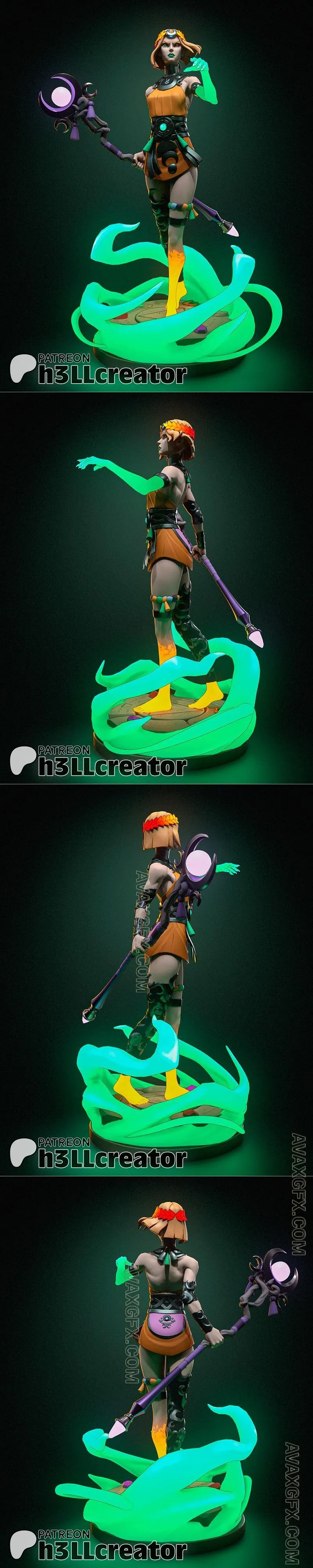 h3LL creator - Melione - STL 3D Model