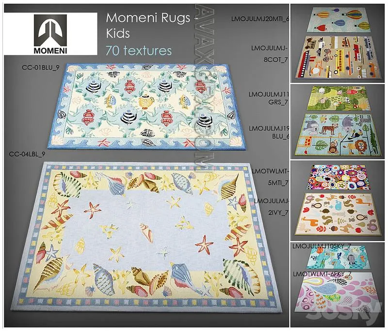 Momeni rugs - kids - 3D Model MAX