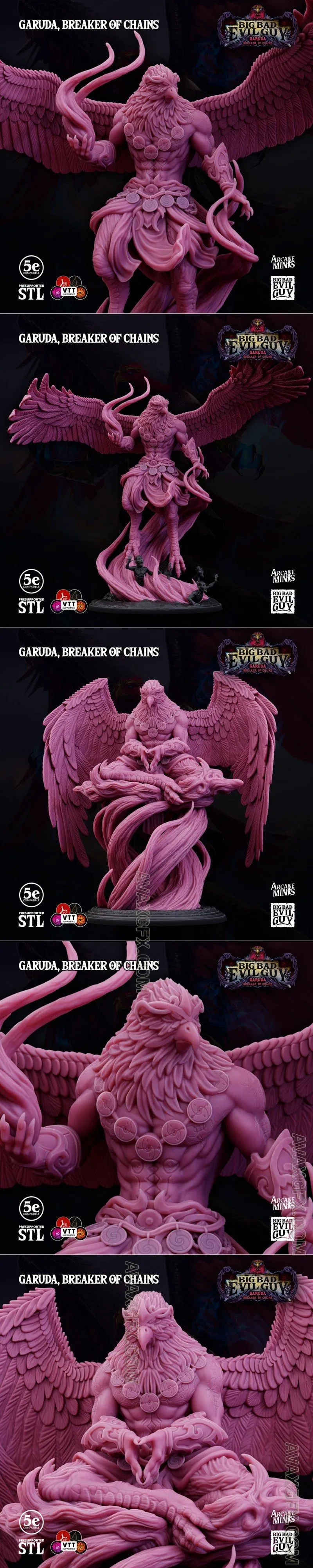 Garuda Breaker of Chains - STL 3D Model