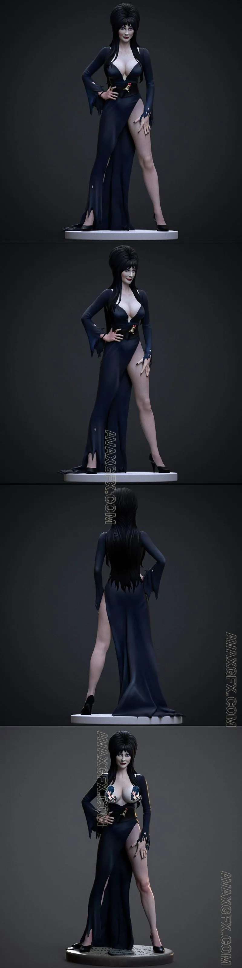 Stepanov Sculpts - Elvira - STL 3D Model