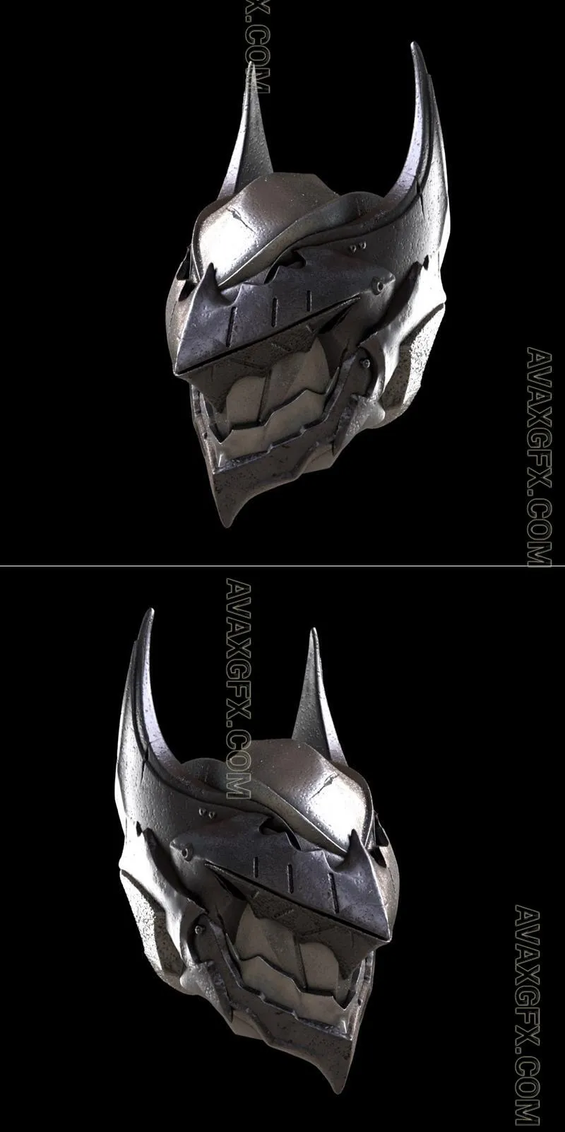 Batman Dark Steel Helmet - STL 3D Model