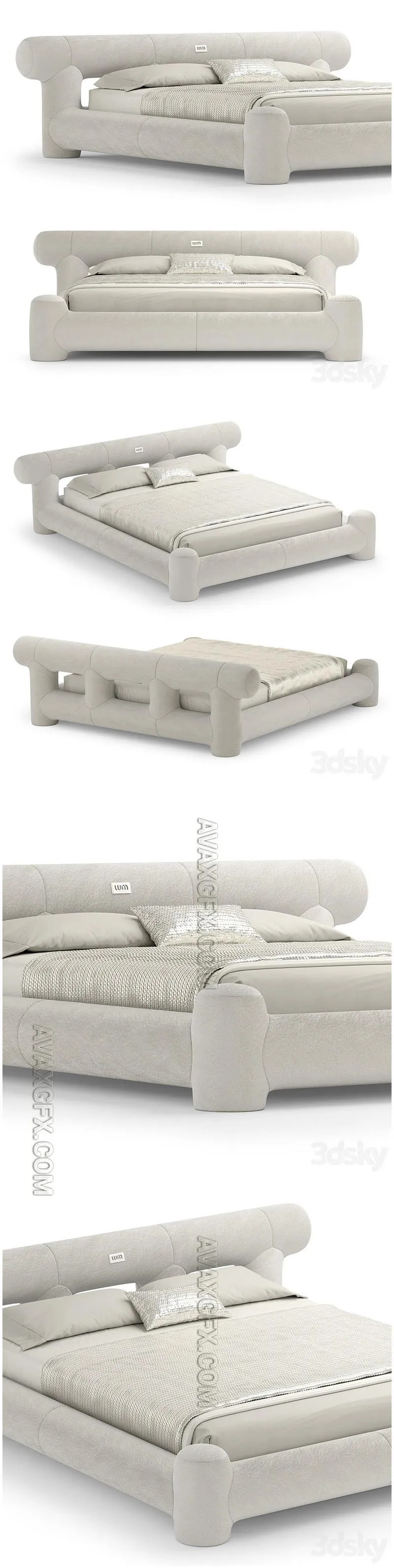 Maya Bed - 3D Model