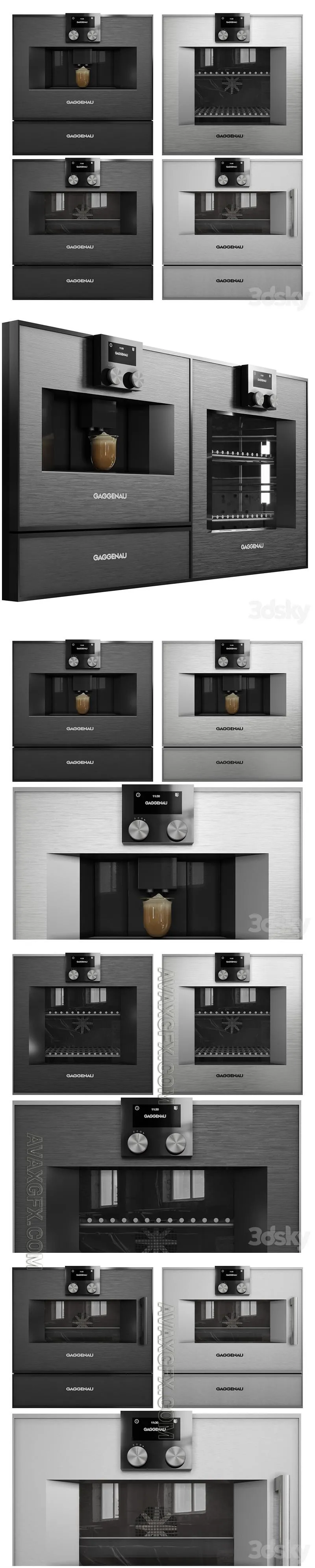 Gaggenau Oven Collection Vol 03 - 3D Model