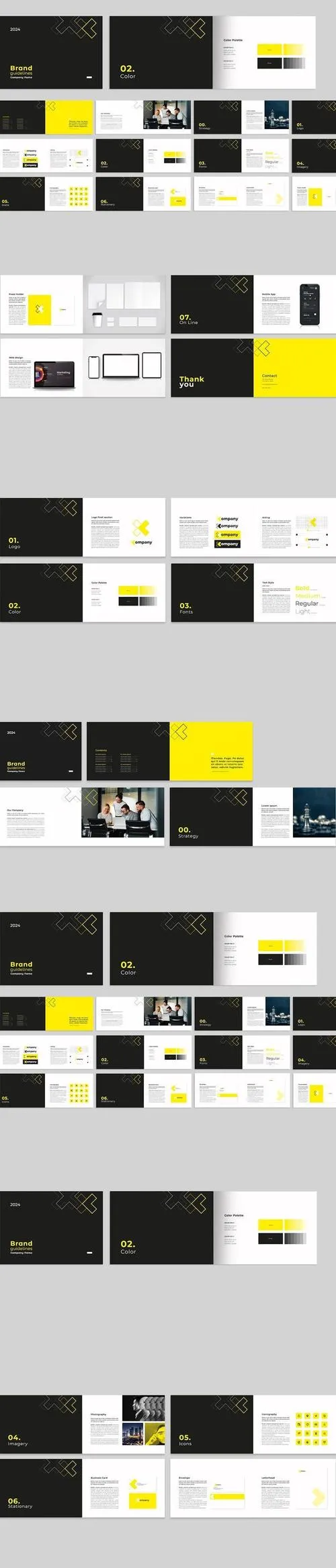 Yellow and Black Brand Guidelines
