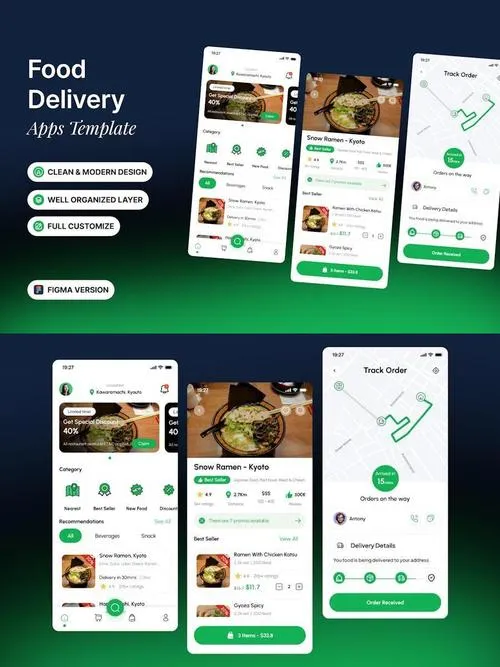 Food Delivery - Apps Template