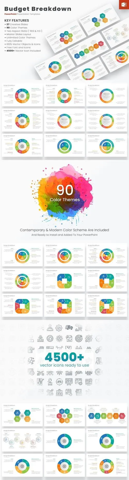 Budget Breakdown PowerPoint Templates