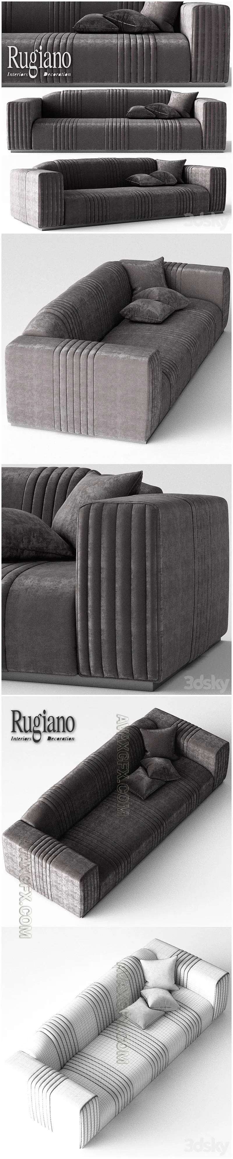 Sofa Rugiano the Cadillac - 3D Model