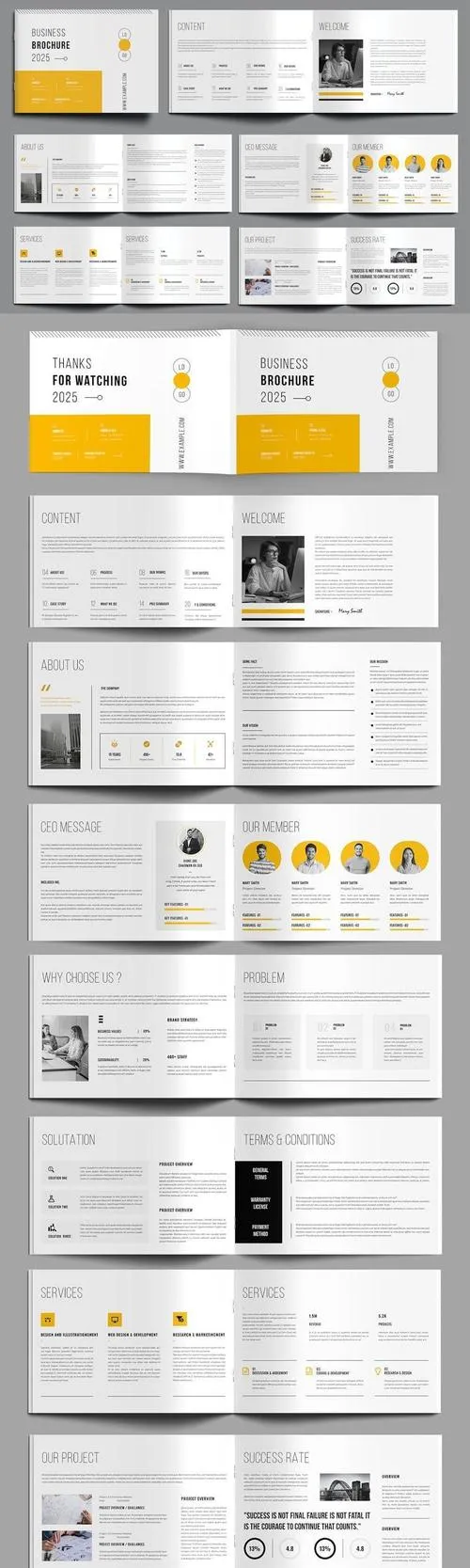 Company Brochure Layout