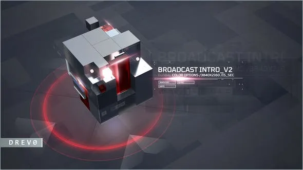 Broadcast Intro V_2/ 3D Cubes/ Glass/ New Modern/ Economics Opener/ TV Tonight Show/ Finance/ Promo 40453239 Videohive