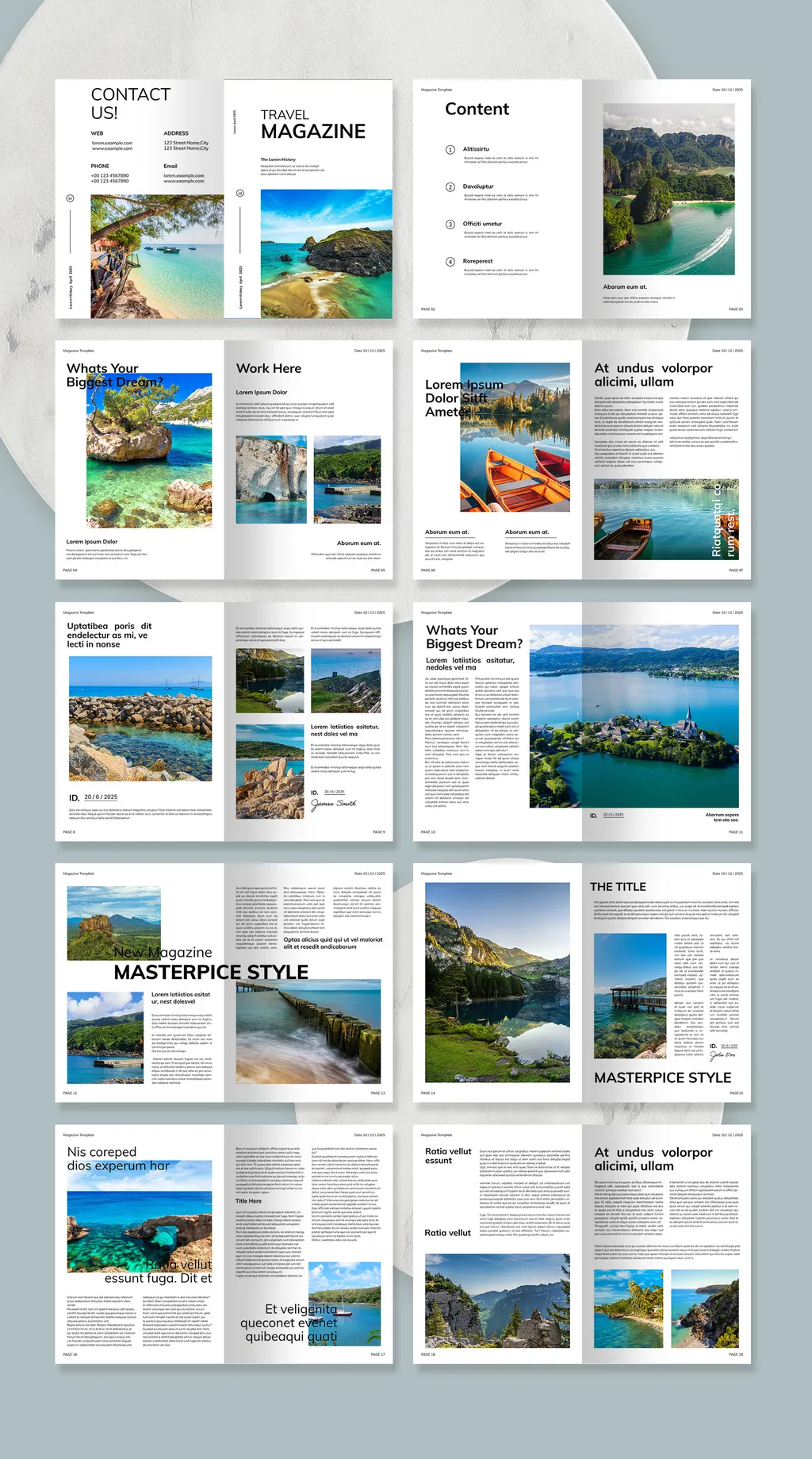 Adobestock - Magazine Template 714747367