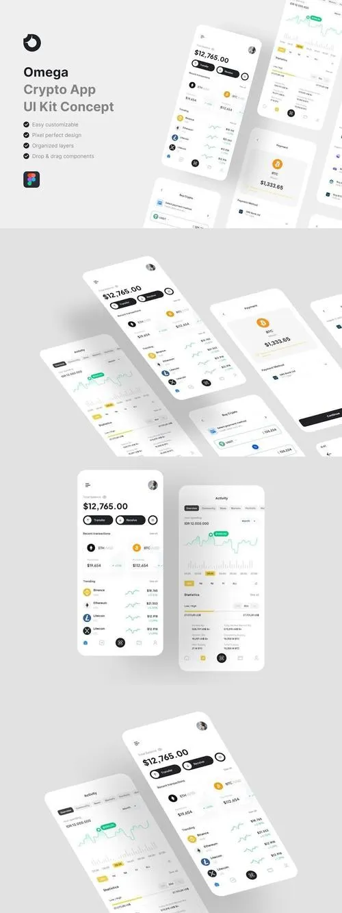 Omega - Crypto App UI Kit HT4MEWG