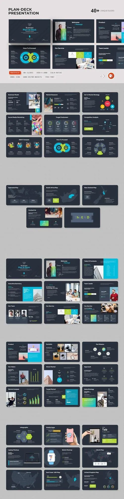 Business Plan-Deck PowerPoint Template