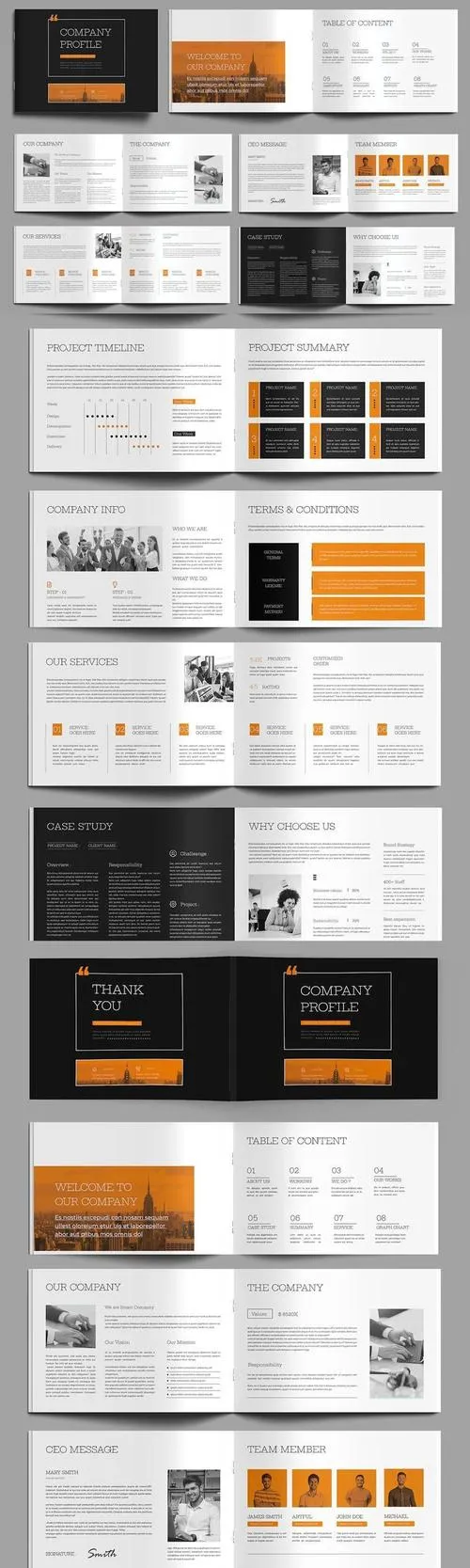 Company Profile Brochure Template