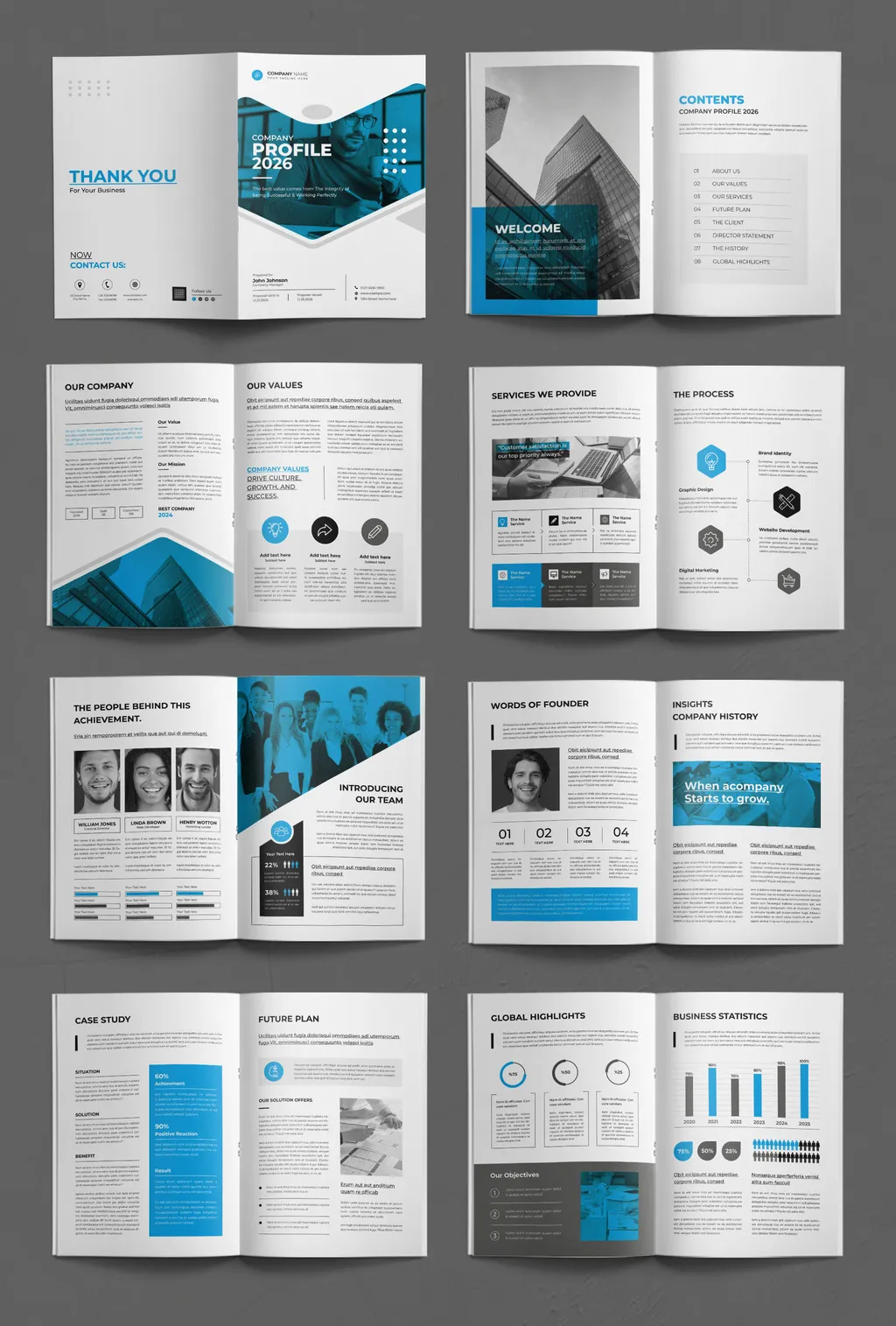 Adobestock - Company Profile Template 721271933