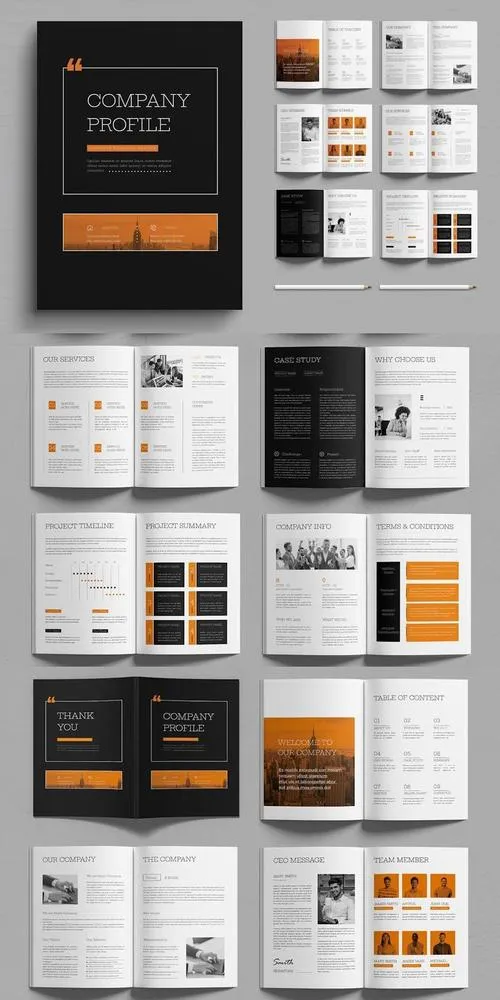 Company Profile Brochure Template