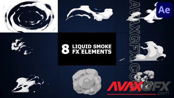 Liquid Smoke Elements | After Effects 51515954 Videohive