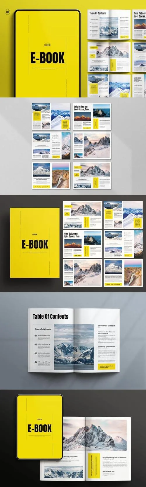 E-Book Brochure Template