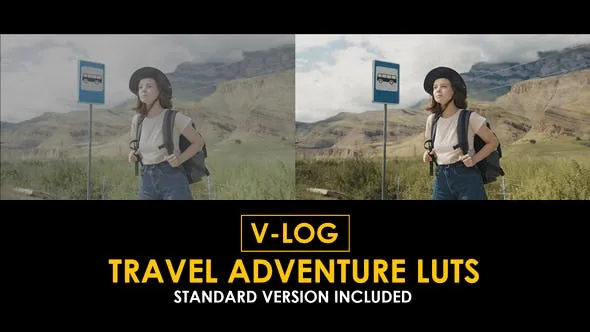 V-Log Travel Adventure and Standard LUTs 51434132 Videohive