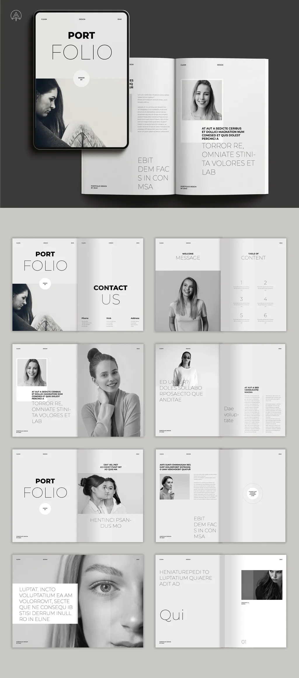 Adobestock - Portfolio Magazine Template 717900620