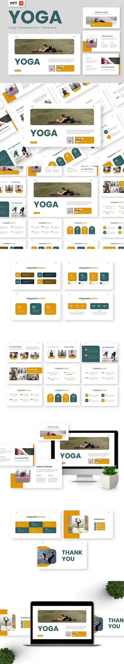 Yoga - Yoga Powerpoint Templates