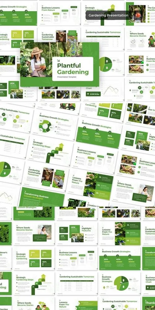 Plantful Gardening PowerPoint Template