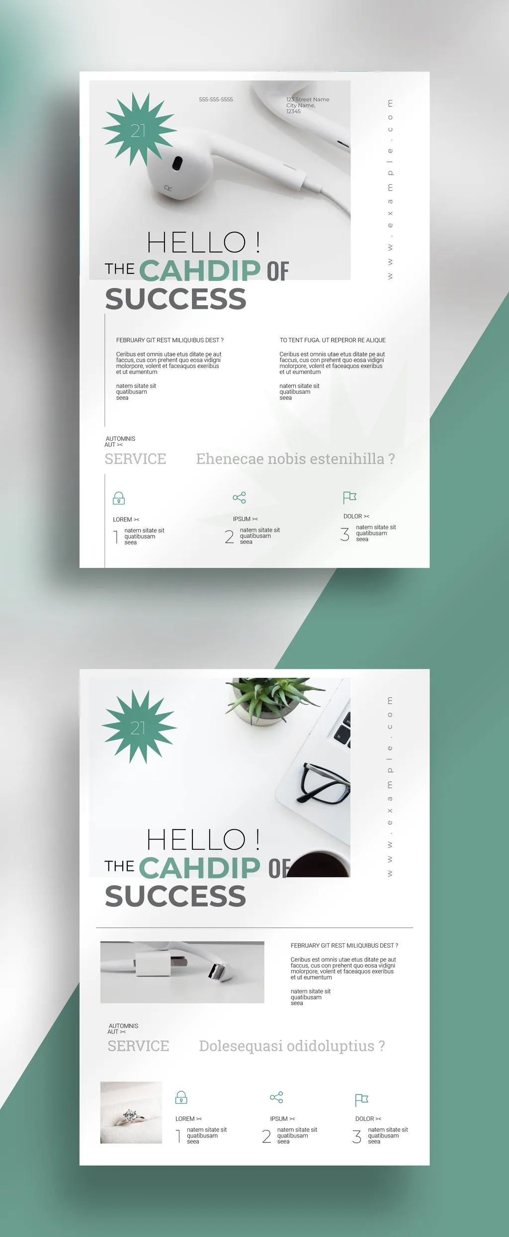 Adobestock - Minimal Flyer Template 716621330