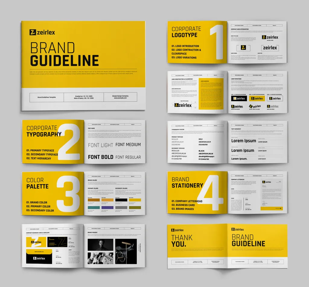 Adobestock - Brand Guideline Template 738487612