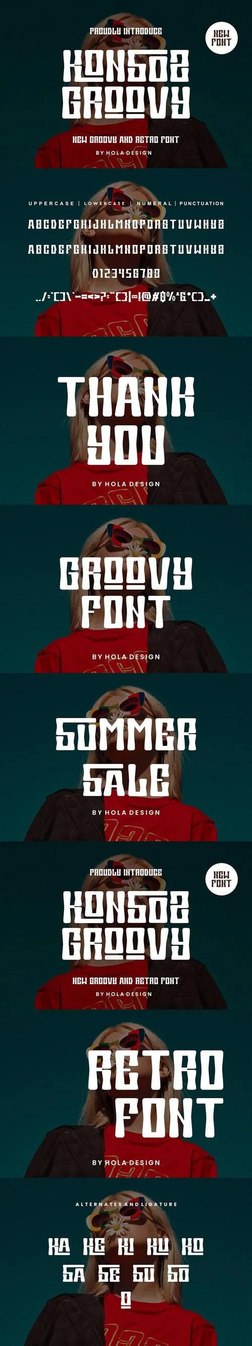 Konsoz Groovy - Groovy & Retro Font