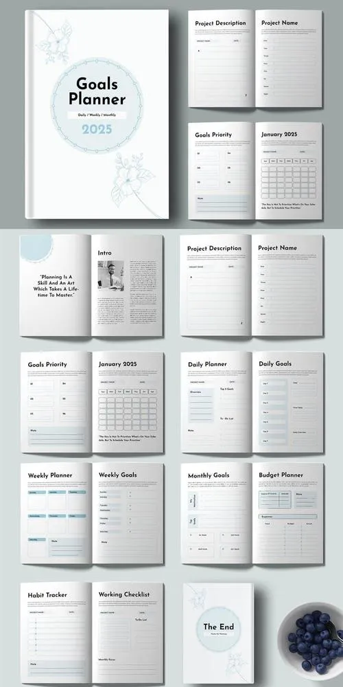 Goals Planner Layout