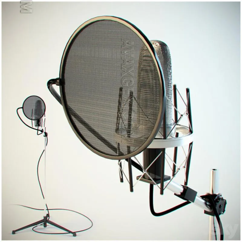 Studio microphone - 3D Model