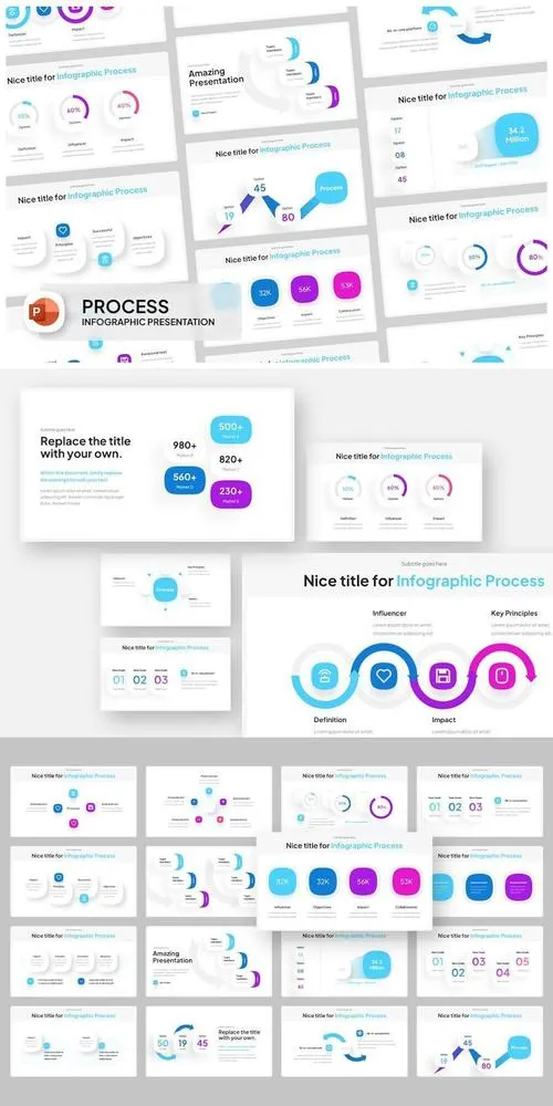 Process Infographic PowerPoint Template