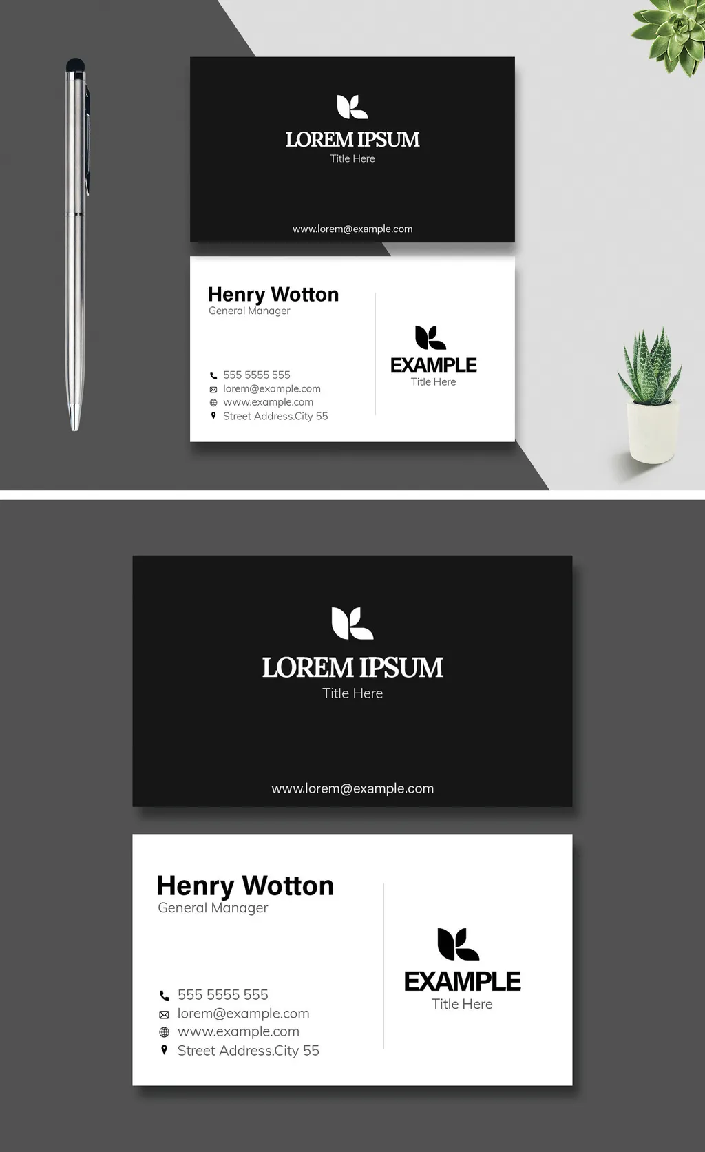 Adobestock - Business Card Layout 716633239