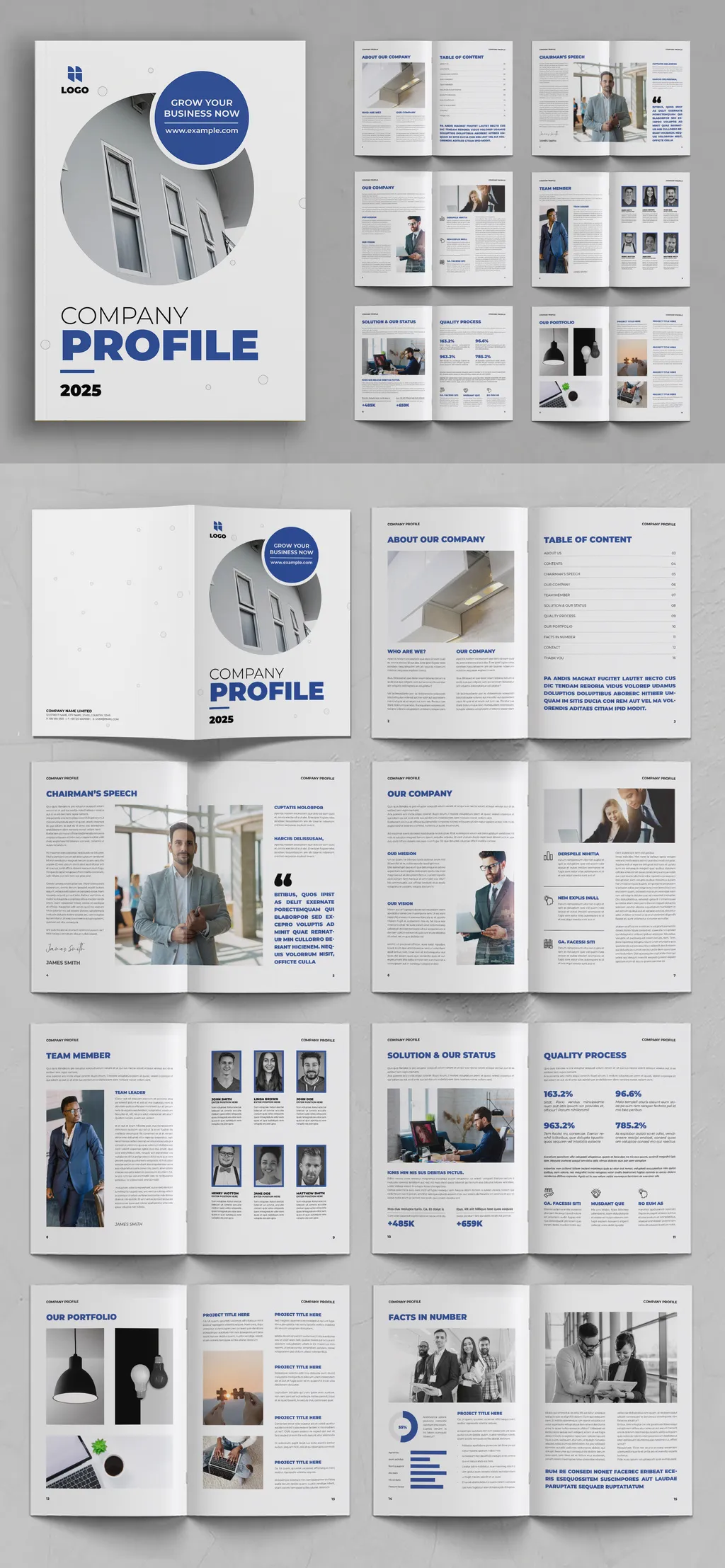 Adobestock - Company Profile Template 721820429