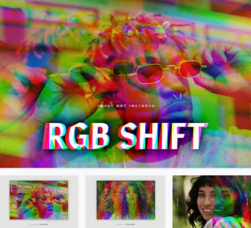 RGB Split PSD Photo Effect - ZQFBRD8