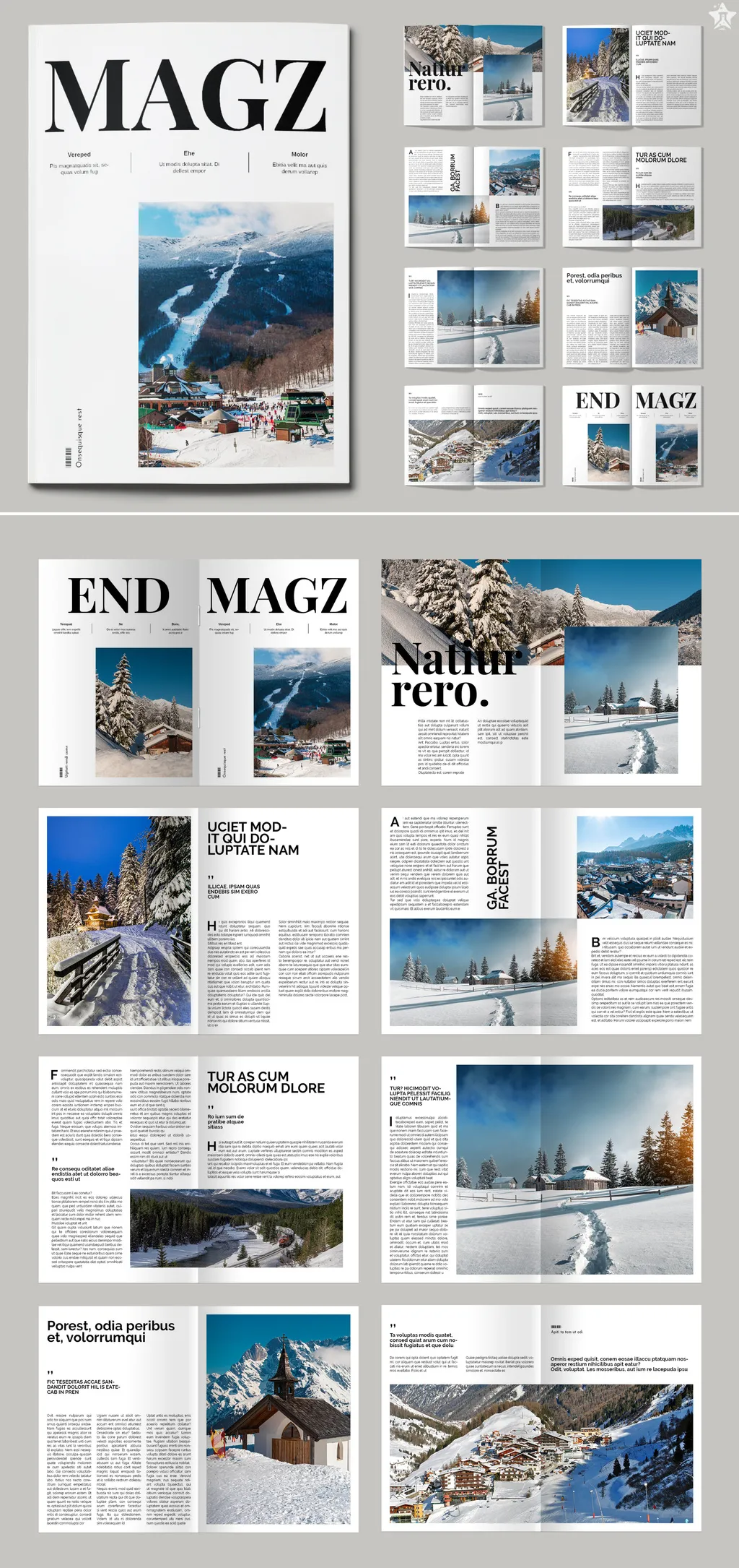 Adobestock - Magazine Layout 716650406