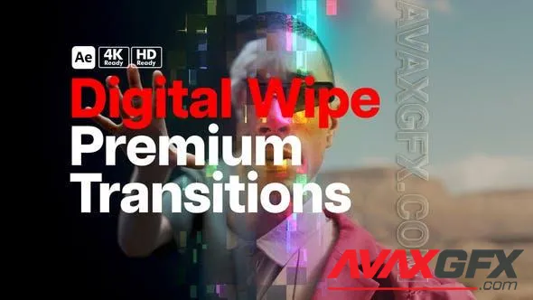 Premium Transitions Digital Wipe 51525571 Videohive