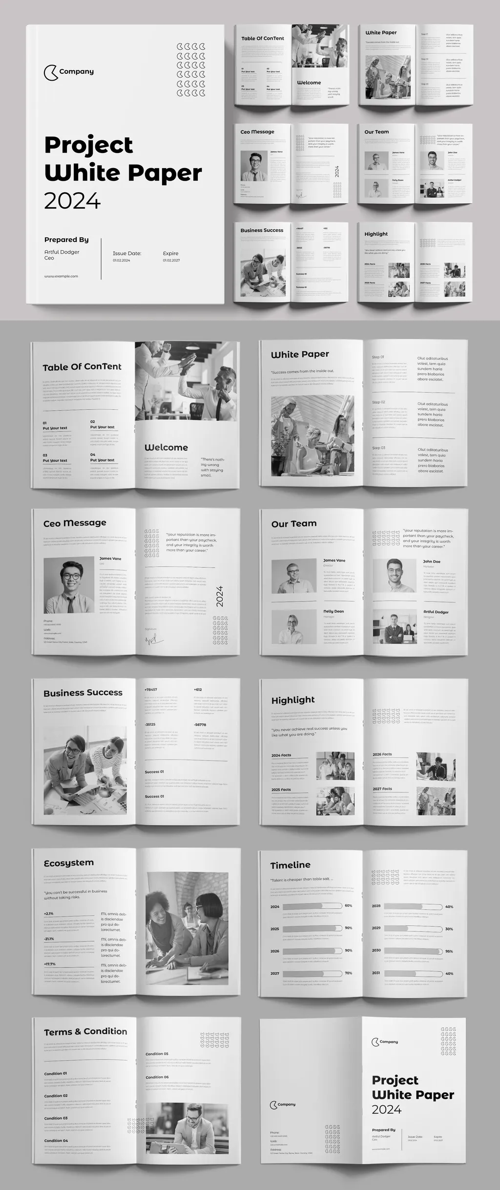 Adobestock - White Paper Layout 721268776