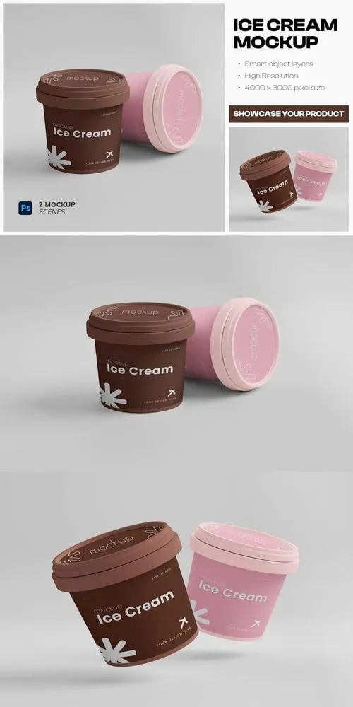 Ice Cream Mockup
