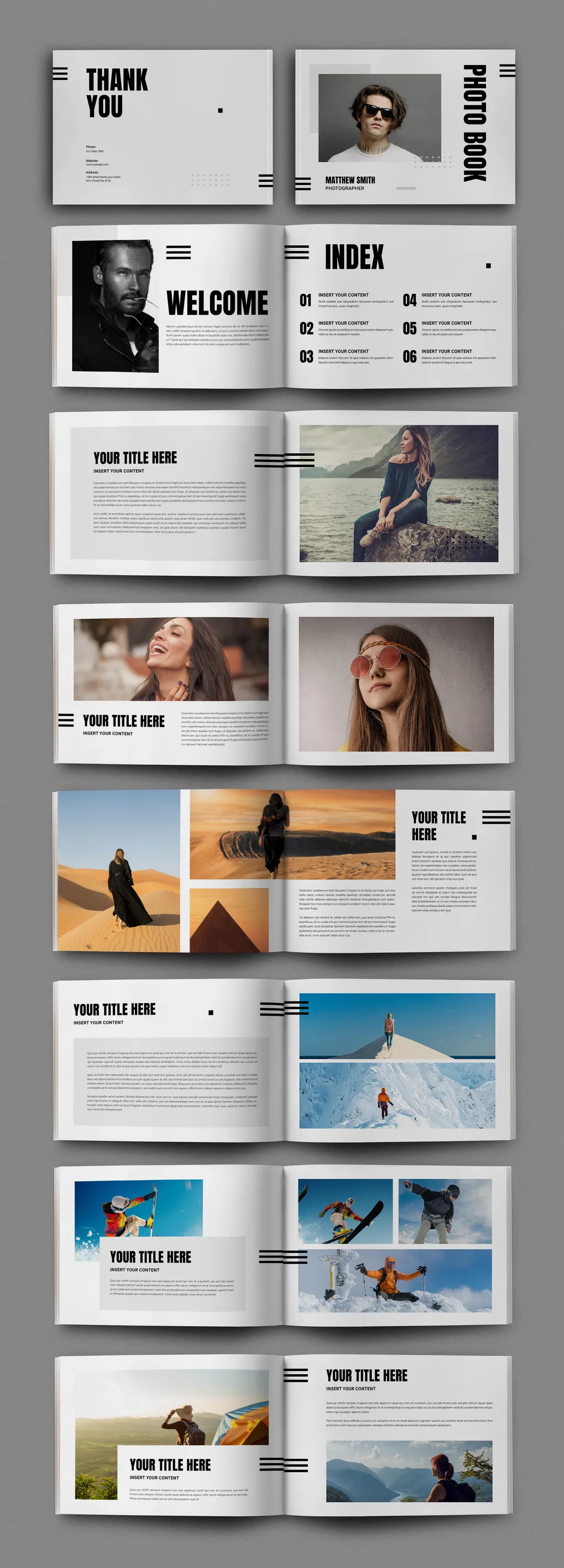 Adobestock - Look Book Layout 728990351