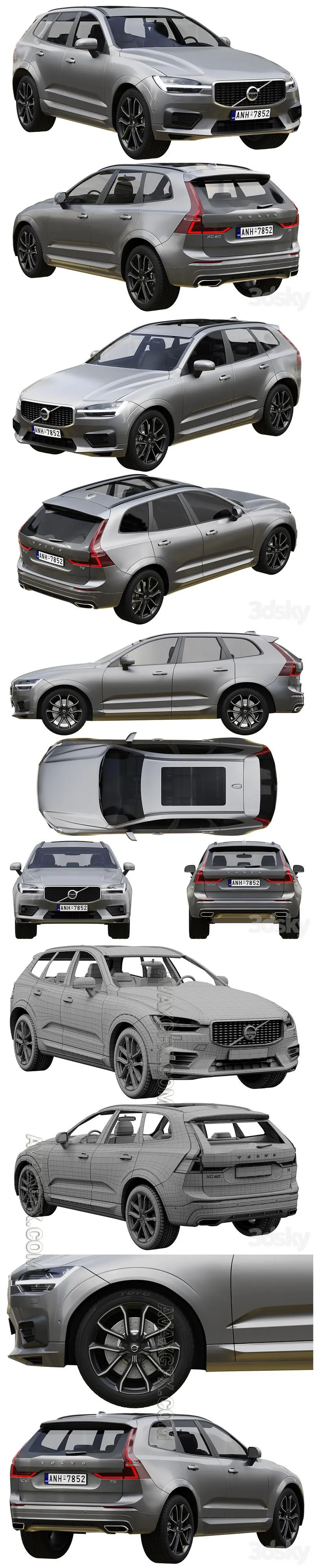 Volvo XC60 R-Design - 3D Model