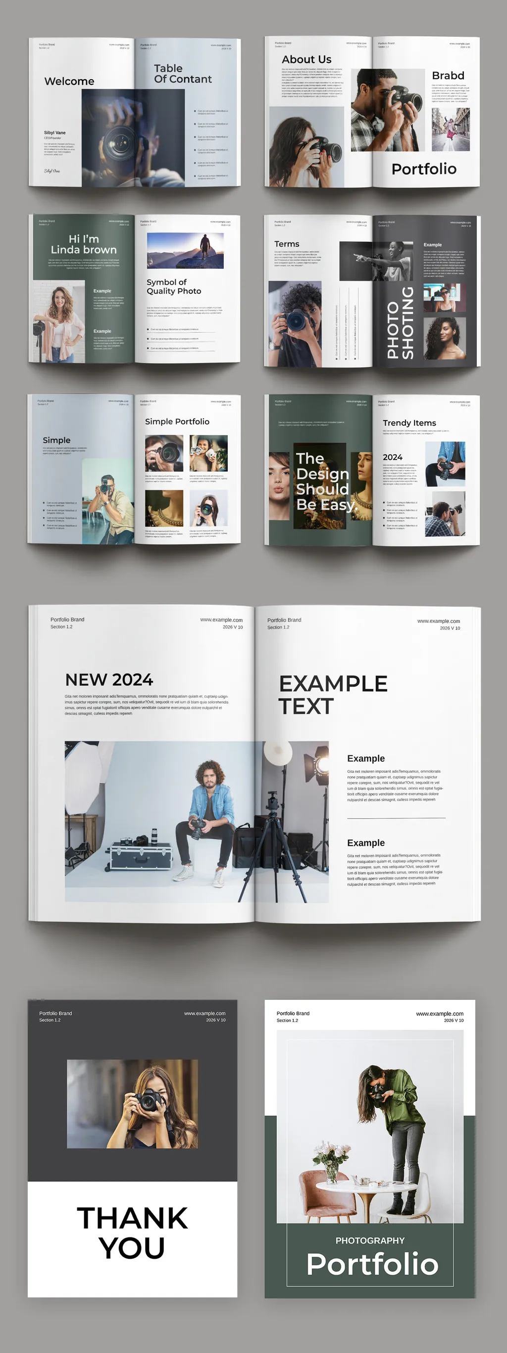 Adobestock - Photography Protfolio Template 716632680