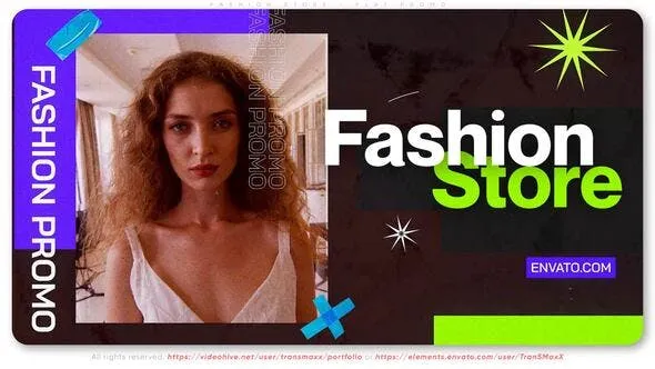 Fashion Store - Flat Promo 51822021 Videohive