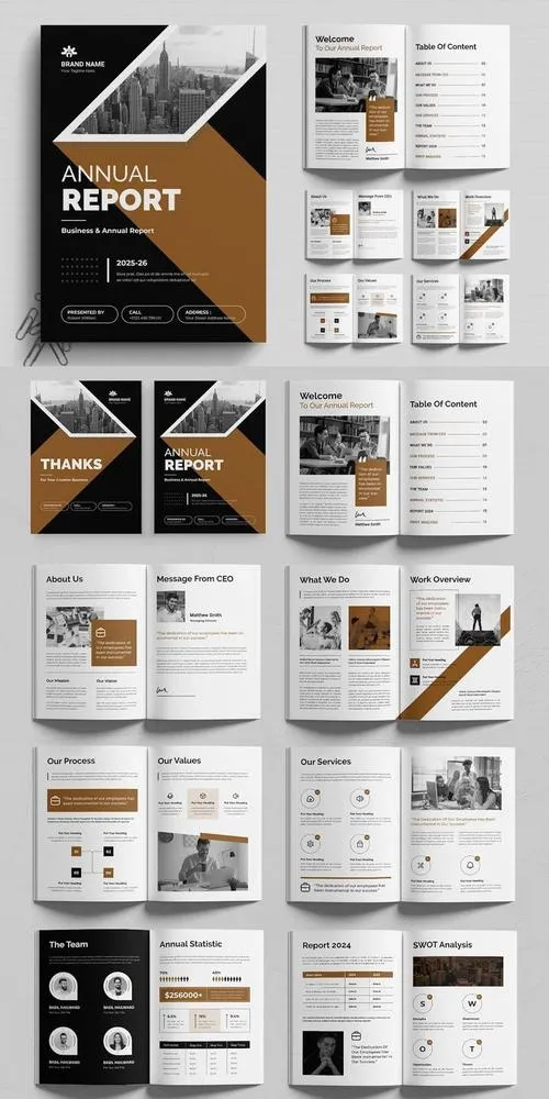 Annual Report Layout