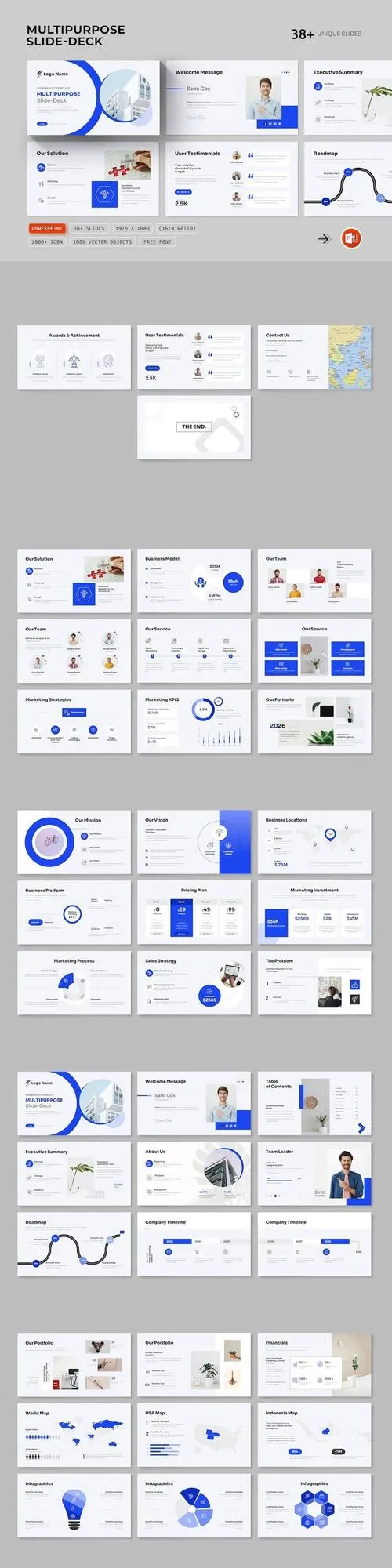 Multipurpose Slide-Deck PowerPoint Template