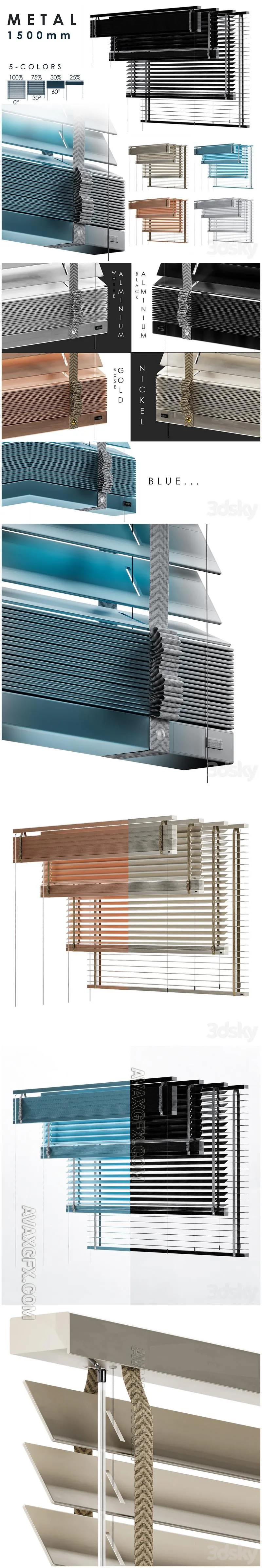 METAL Blind 1500mm - 3D Model