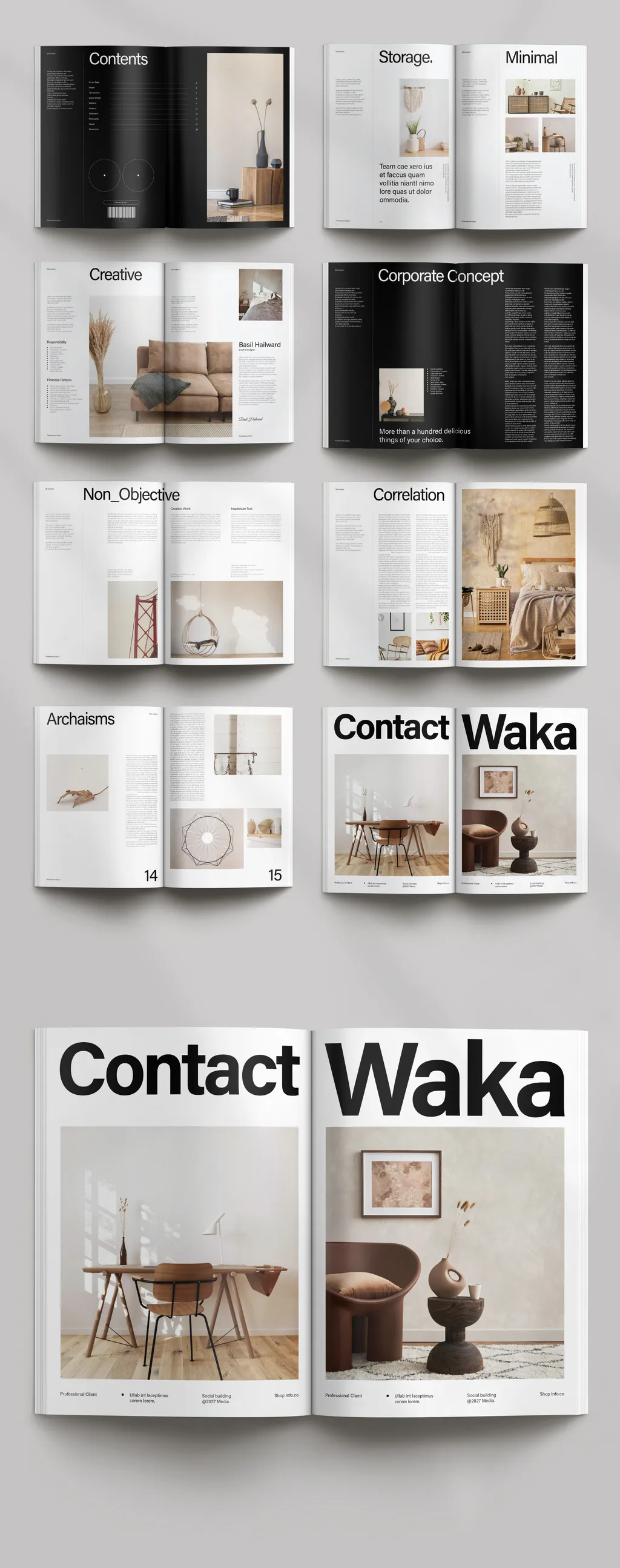 Adobestock - Waka Brochure Template 716597248