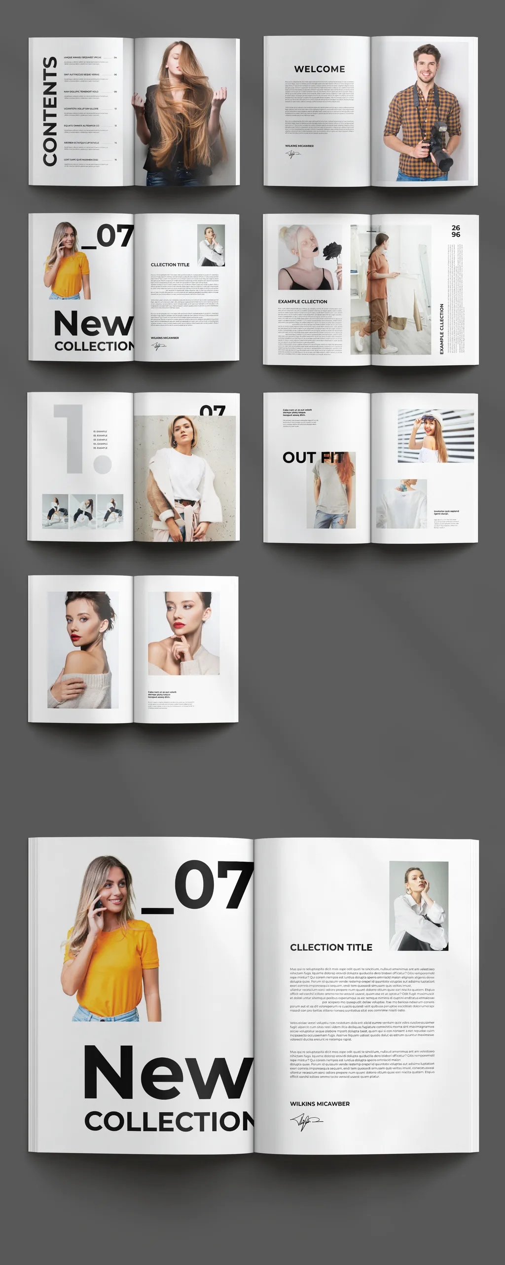 Adobestock - Lookbook Template 717501340