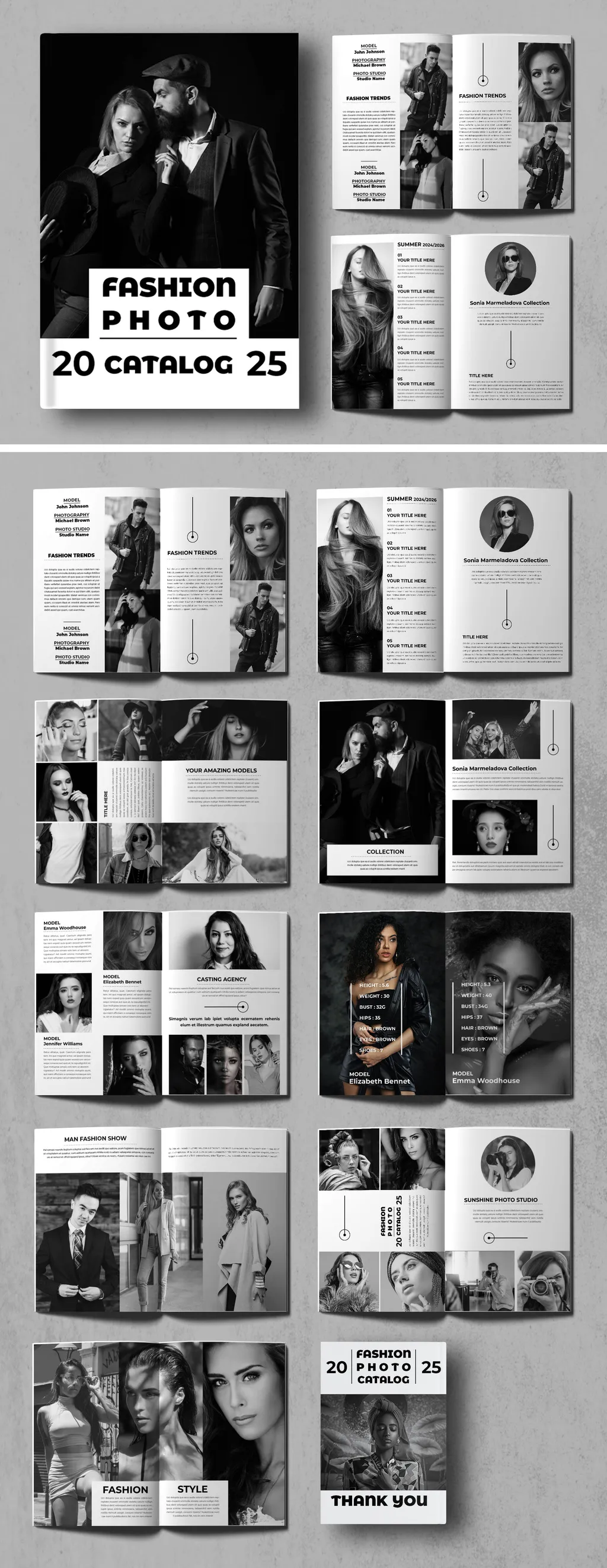 Adobestock - Photo Book Template 718545764